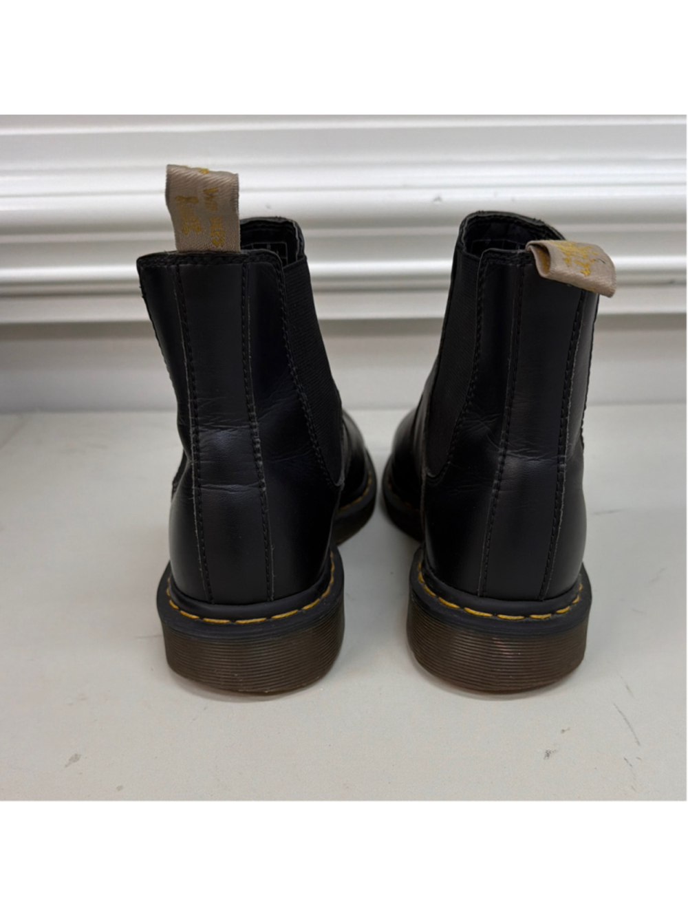Dr Martens 2976 Black Leather Chelsea Boots Sz M8/W9! - Picture 4 of 7